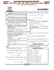 SOLUTION: Algebra problems with solution maths study material ...