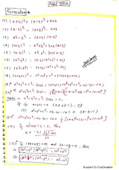 SOLUTION: Algebra formula pdf - Studypool