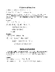 SOLUTION: Algebra 2 polynomial functions - Studypool