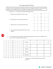 SOLUTION: Math medic graphing exponential functions - Studypool