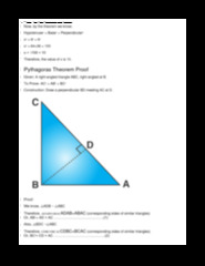 SOLUTION: Pythagoras theorem - Studypool