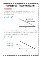 SOLUTION: Pythagoras Theorem notes - Studypool