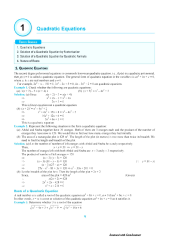 SOLUTION: Algebra quadratic equation class 10 - Studypool