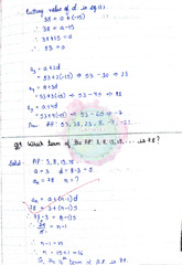 SOLUTION: Class 10 Math Solutions 2 arithmetic progression - Studypool