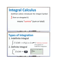 SOLUTION: Integral Calculus 1 Concepts and Solved Problems - Studypool