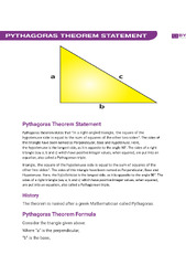 SOLUTION: Pythagoras theorem - Studypool