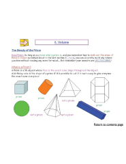 SOLUTION: Volume math lecture notes - Studypool