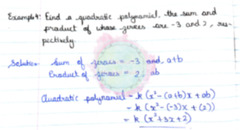 SOLUTION: Examples polynomials 9 - Studypool