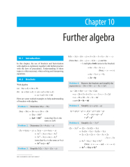 SOLUTION: Basic engineering mathematics - further algebra - Studypool