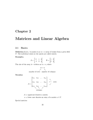 SOLUTION: Matrices and linear algebra - Studypool