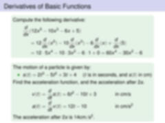 SOLUTION: 10. math 101 calculus 1 derivatives 3 - Studypool