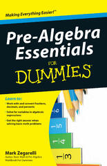 SOLUTION: Pre algebra essentials for dummies for dummies math ...