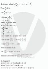 SOLUTION: Properties of inverse trigonometry functions - Studypool