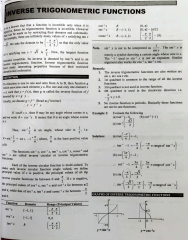 SOLUTION: Inverse trigonometric functions - Studypool