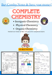 Complete Chemistry - Inorganic Chemistry - Physical Chemistry - Organic Chemistry - Agrostology