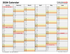 2024 Calendar - able Excel Templates - Calendarpedia