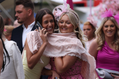 Glam racegoers turn heads for Ladies' Day at Epsom races with eye ...