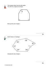 SOLUTION: Angles polygons 1 - Studypool