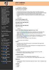 Sample Resume of Front-End Developer with Template & Writing Guide ...