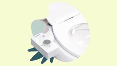 TUSHY 2.0 Basic Bidet Toilet Seat Attachment Non-Electric Self Clean Water Sprayer (Tushy 2.0 Bidet)