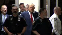 Donald Trump pleads not guilty to 34 felony counts of falsifying ...