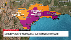 About 43 million people across the South are at risk as severe ...