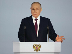 On eve of Ukraine war anniversary, Putin talks about boosting ...