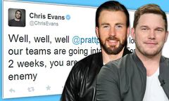 Chris Pratt and Chris Evans make bet on outcome of the Super Bowl ...