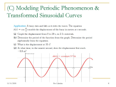 Lesson 30 – Trigonometric Functions & Periodic Phenomenon - ppt ...