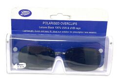 Boots Clip-On Sunglasses Polarised Lenses 100% UVA UVB Protection Men Women 154I (Polarized Overclips Lanses Block 100% UVA &UVB)