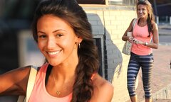 Michelle Keegan exhibits her slim and toned figure in tight ...