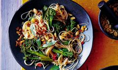 Stir-Fried Glass Noodles with Broccoli and Crispy Garlic | Daily ...