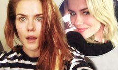 Rachael Taylor debuts fiery new colour with makeup Instagram ...