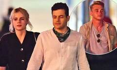 Rami Malek and Lucy Boynton enjoy a Bohemian Rhapsody reunion as ...