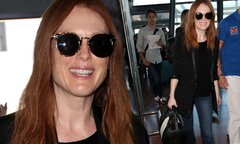 Julianne Moore leaves Cannes Film Festival after glamorous red ...