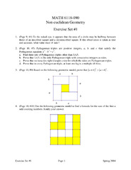 5 Questions for Assignment 1 - Non-Euclidean Geometry | MATH 6118 ...