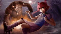 Images LOL Little girls Redhead girl warrior Annie Fantasy Games