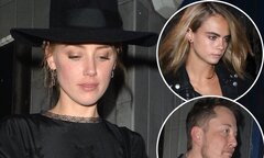 Amber Heard parties with Elon Musk and Cara Delevingne | Daily ...