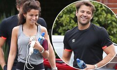 Michelle Keegan flashes a huge smile in tight gym kit with husband ...