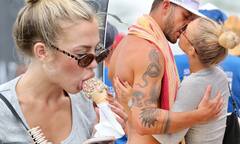 Tammy Hembrow kisses boyfriend Matt Poole at Ironman tournament ...