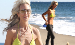 Lady Victoria Hervey flaunts toned physique in Malibu | Daily Mail ...