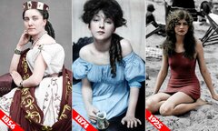 Early fashion photographs turn to colour | Daily Mail Online