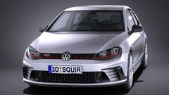 Volkswagen Golf GTI Clubsport S 2017 3D Model $149 - .3ds .c4d ...