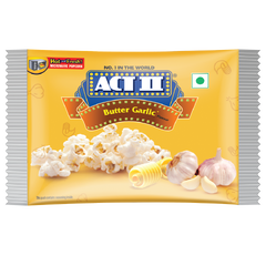 Act II Butter Garlic Flavour Microwave Popcorn (ACT II Instant Popcorn Classic Salted)