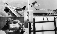 Vintage photos reveal the daredevils from yesteryear | Daily Mail ...