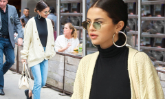 Selena Gomez steps out in a chic fall ensemble in NYC | Daily Mail ...