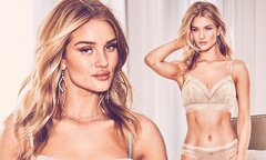 Rosie Huntington-Whiteley sizzles in M&S collection | Daily Mail ...