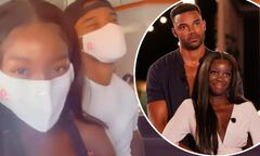 Love Island's Kaz and Tyler return to the UK after viewers claimed ...