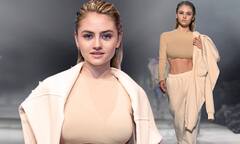 Heidi Klum's 17-year-old daughter Leni commands the runway while ...