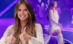 Heidi Klum storms the runway at Germany's Next Top Model finale ...